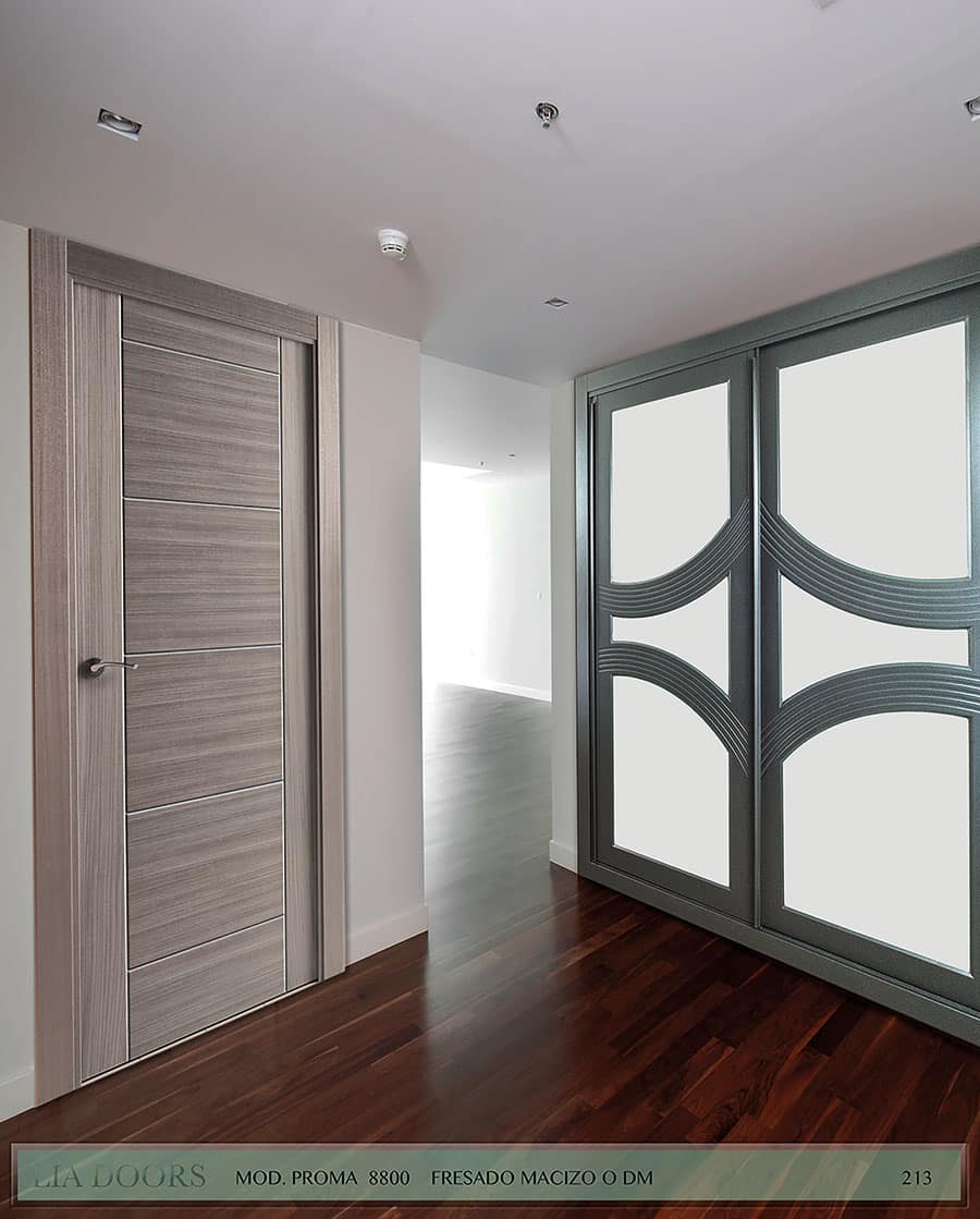 Puerta barniz Proma en block Ciega BL Modelo 8800