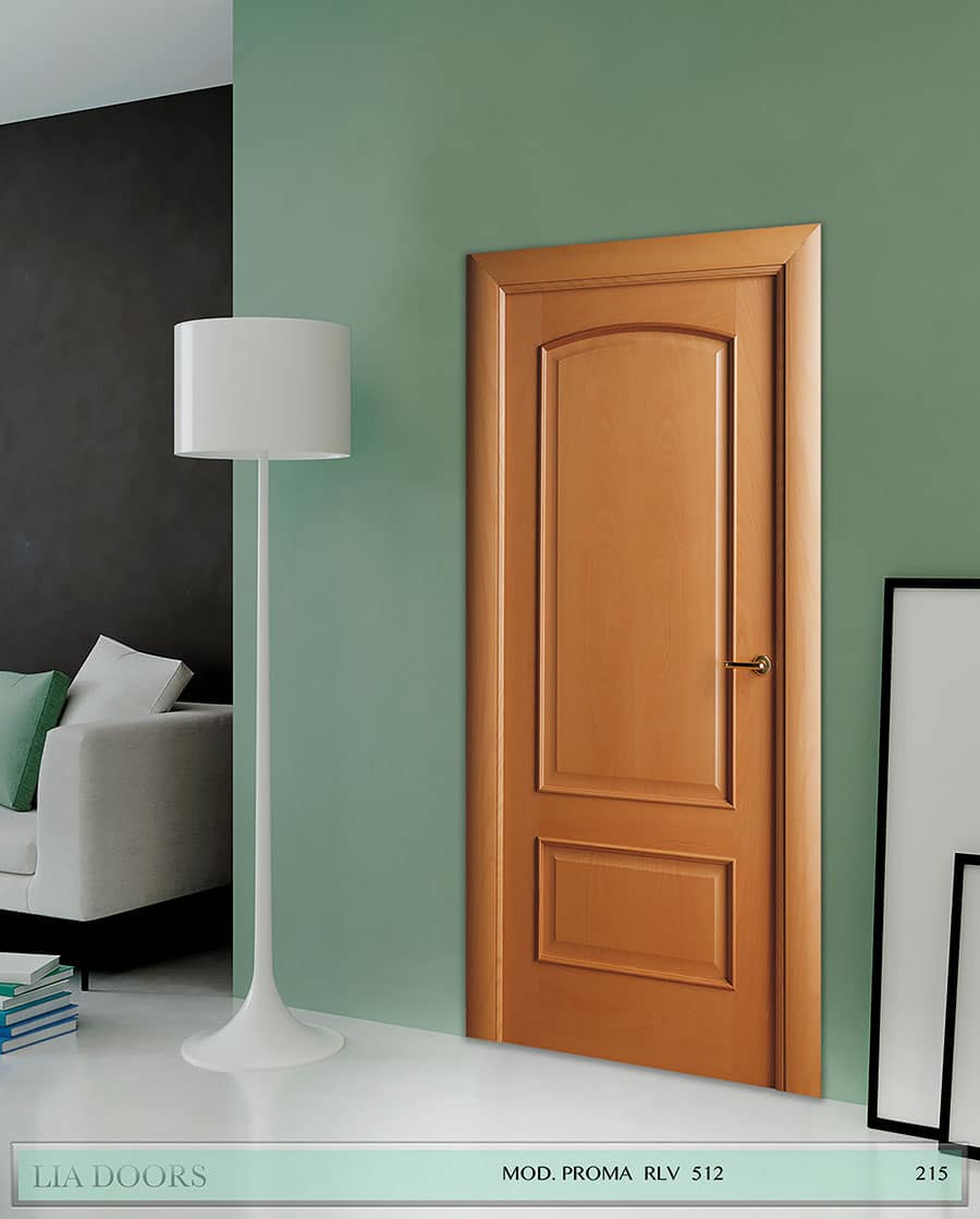 Puerta barniz Roble Proma RLV en block Ciega BL Modelo 512