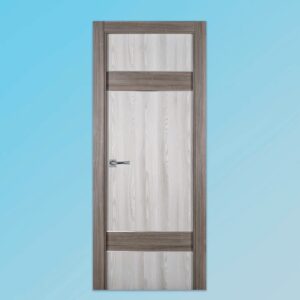 Puerta de Vinilo en block Ciega BL Modelo 830 (Incrustación de Aluminio)
