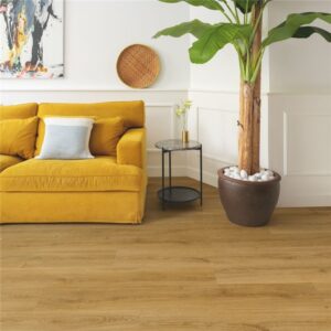 Suelo Vinílico Quick Step Alpha Vinyl Medium Planks Botánico Roble Ahumado AVMP40238