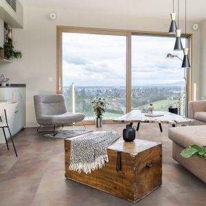 Suelo vinílico Acuarela Taupe GERFLOR Virtuo 55 Rigid Acoustic 39071476